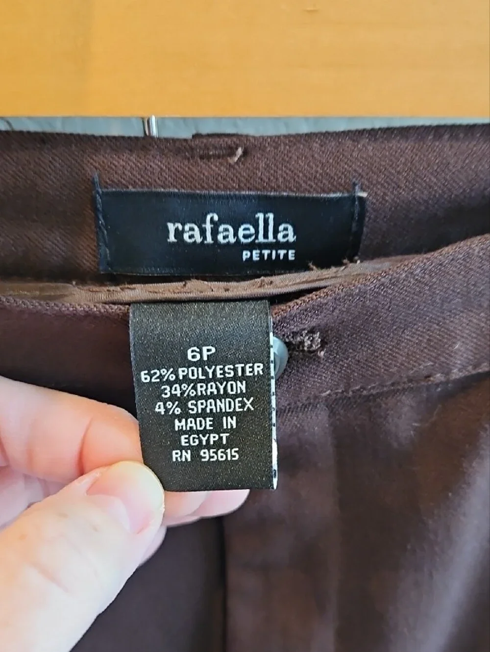 Rafaella Women's Dress Pants in Dark Brown